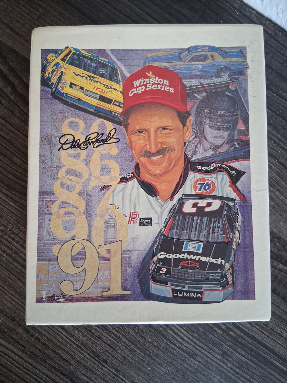 Nascar Winston Cup Series Racing Portrait - Red, Yellow, Blue, Black